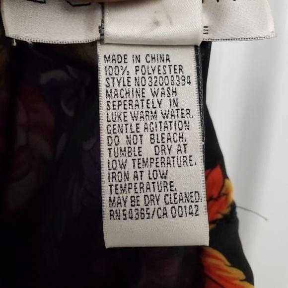 Nygard Collection Petite Floral Wrap Skirt - Picture 8 of 9